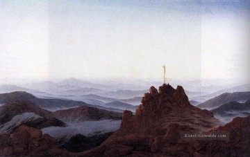  friedrich malerei - Morgen im Riesengebirge Romantische Landschaft Caspar David Friedrich berg